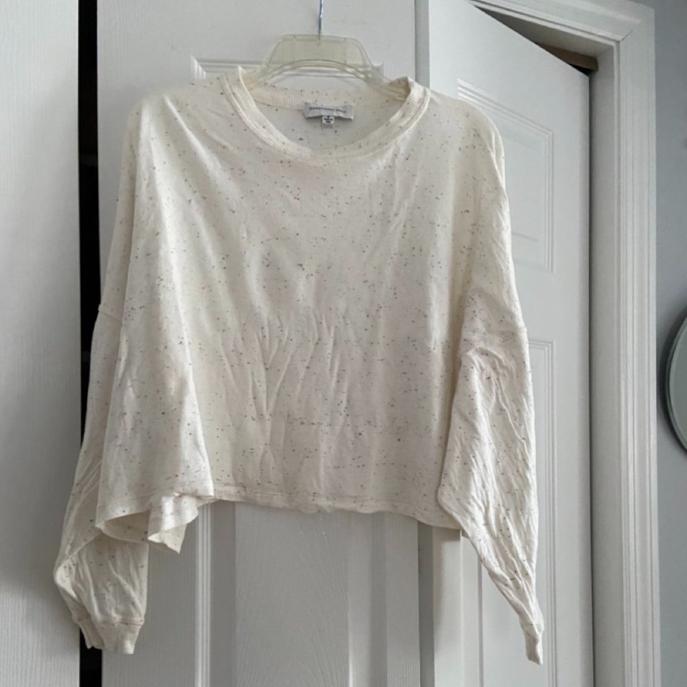 Something Navy Cream Speckled Shirt